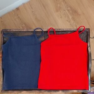 Faded Glory Kids Tank Tops in Red and Blue